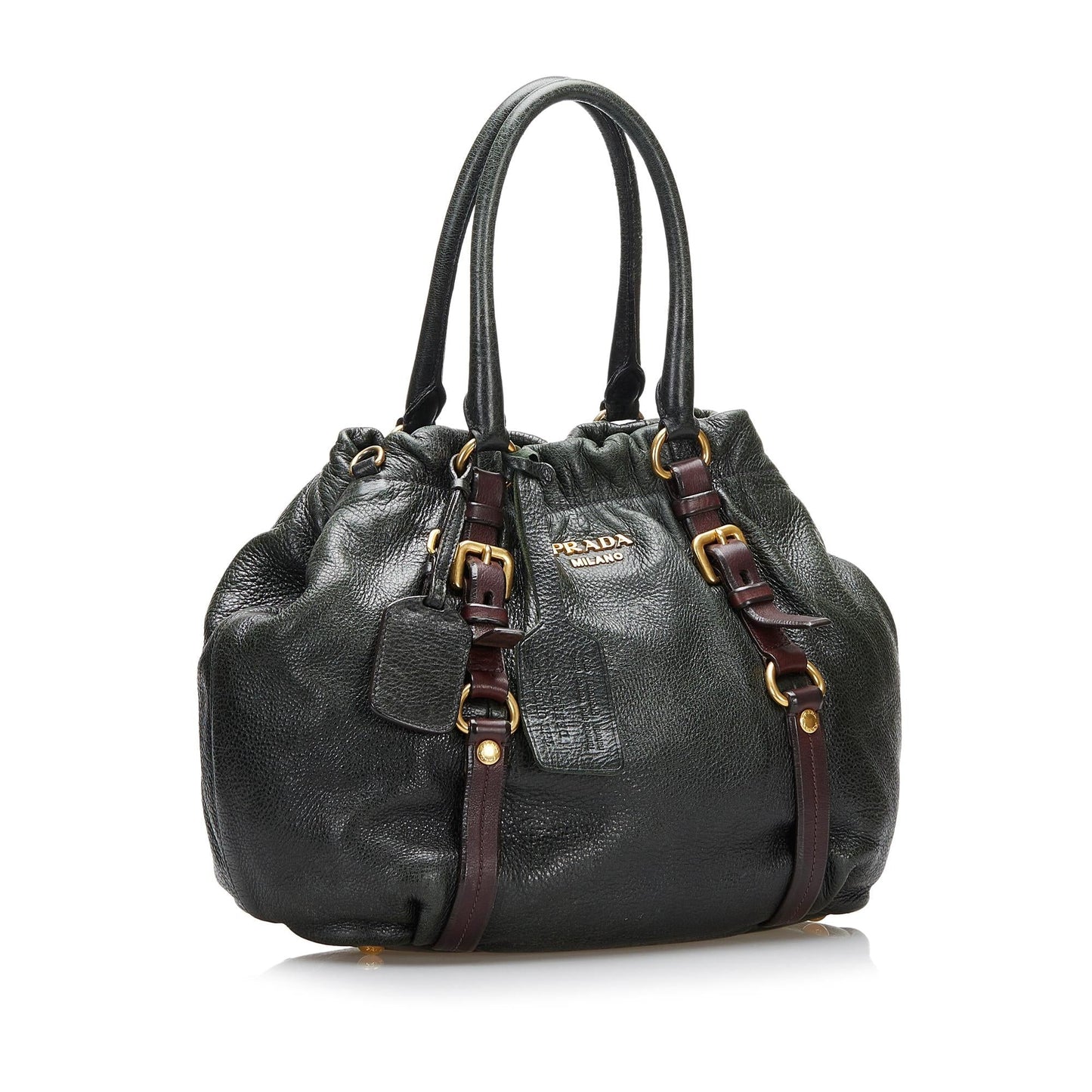 Prada Vitello Daino Satchel (SHG-36561)