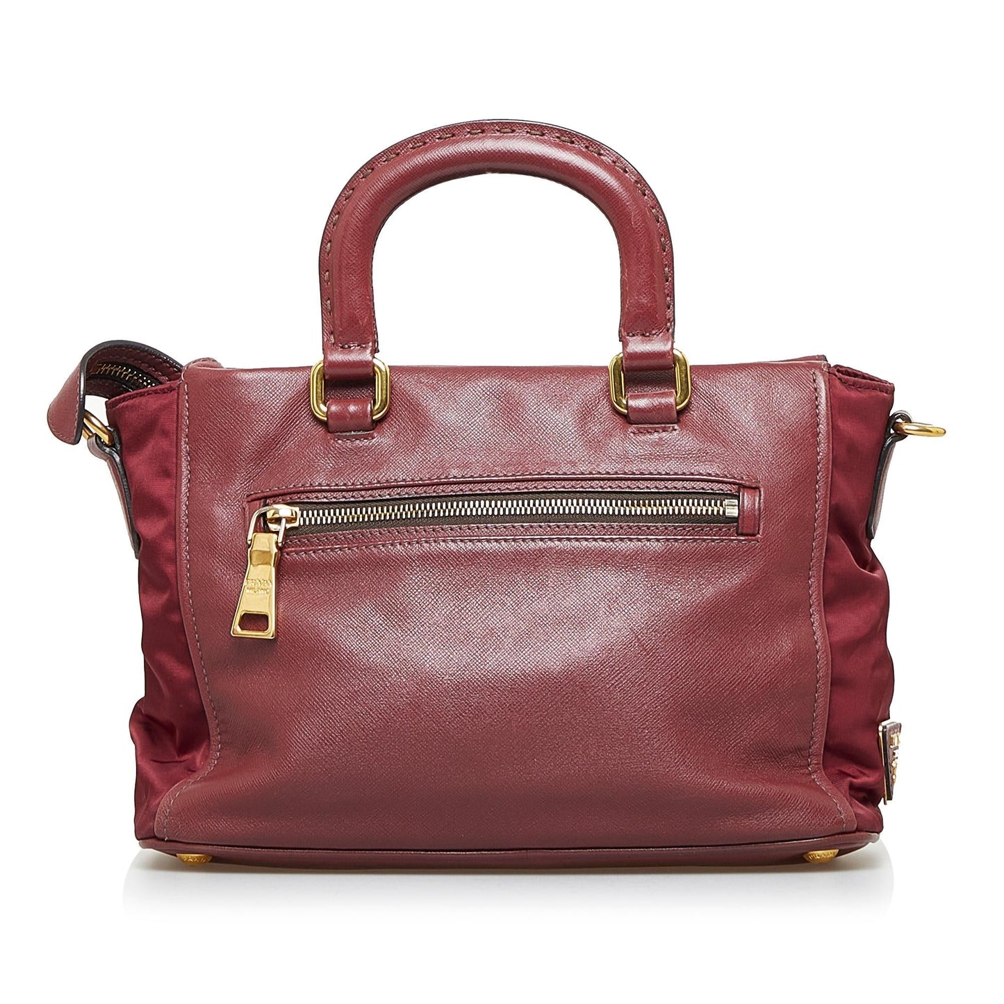 Prada Vitello Daino Satchel (SHG-h2XdEN)