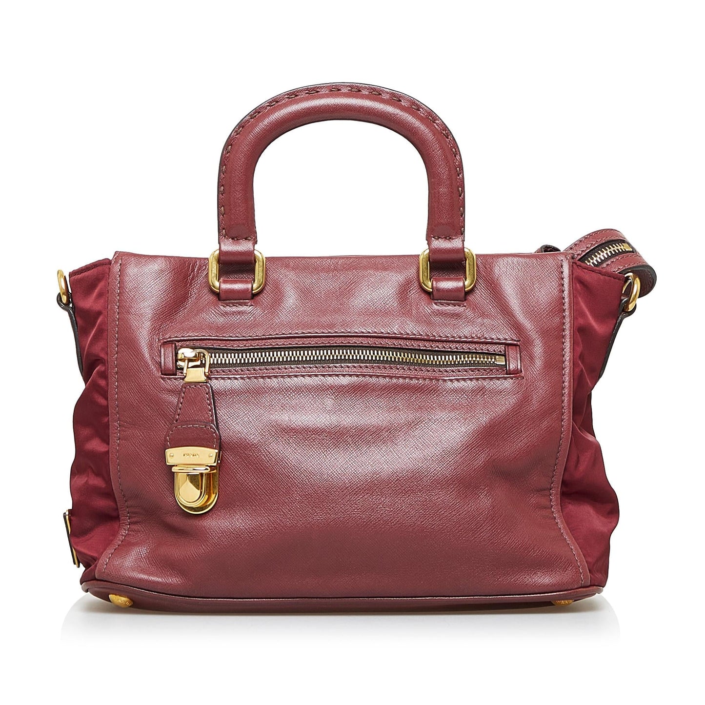 Prada Vitello Daino Satchel (SHG-h2XdEN)