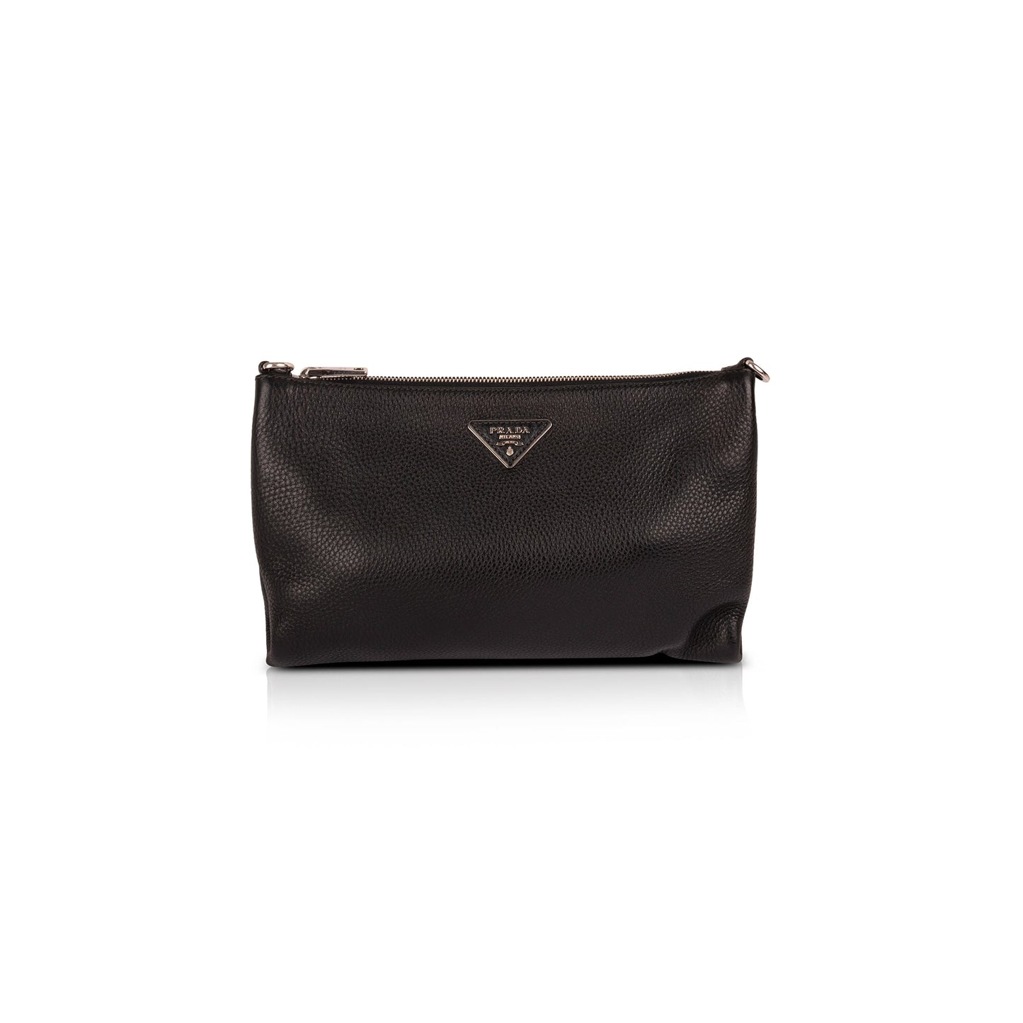 Prada Vitello Daino Zip Crossbody Bag