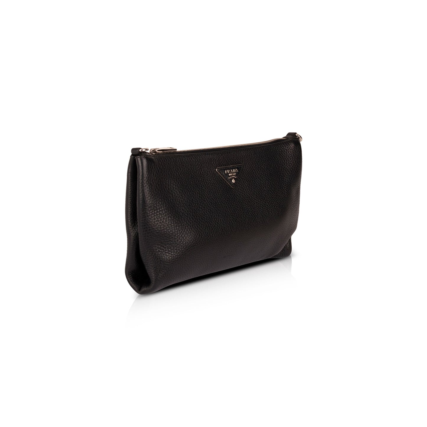 Prada Vitello Daino Zip Crossbody Bag