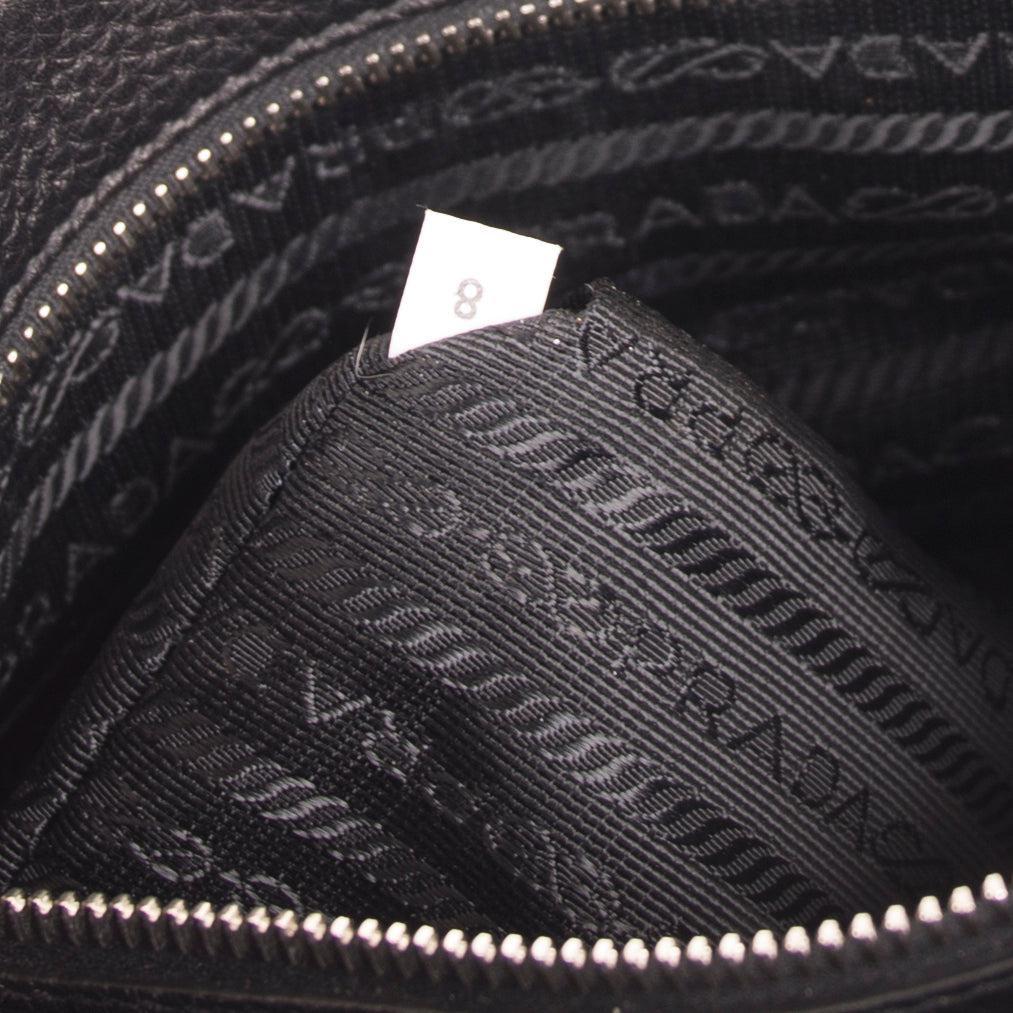 Prada Vitello Daino Zip Crossbody Bag