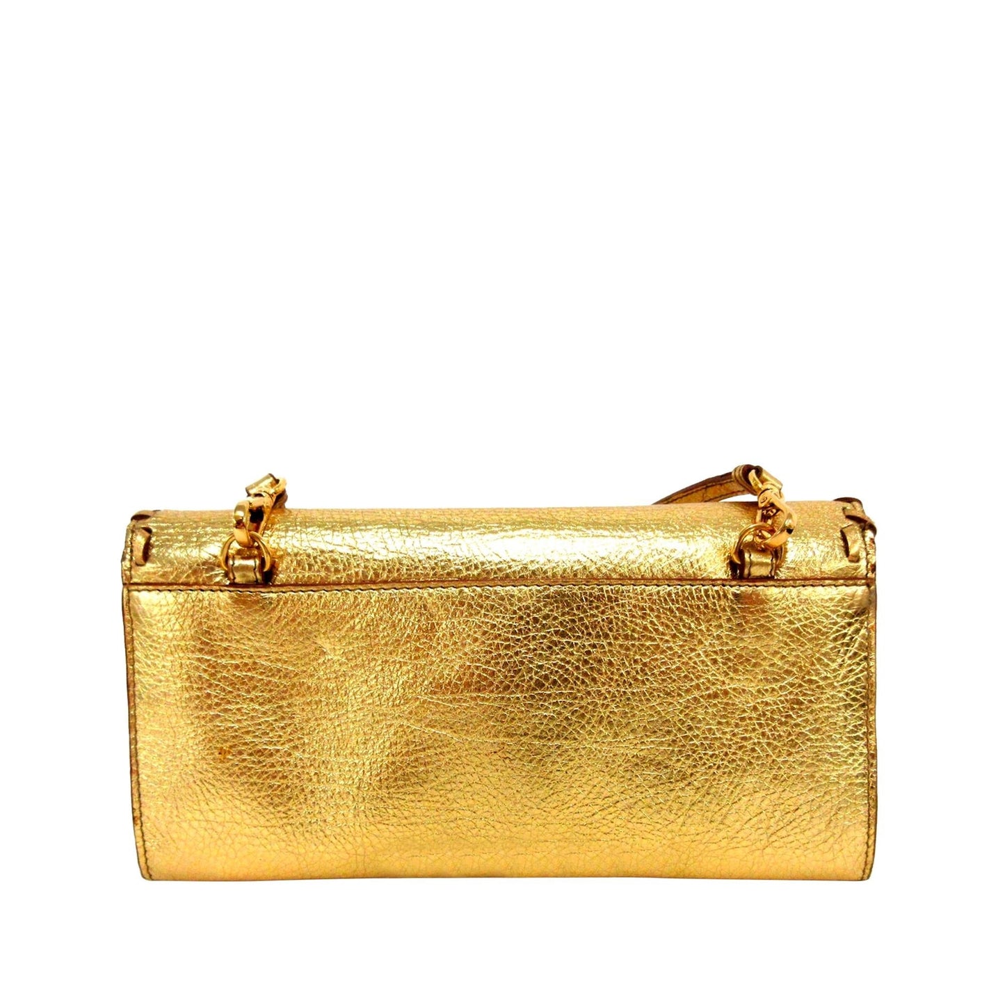 Prada Vitello Leather Wallet On Strap (SHG-35072)