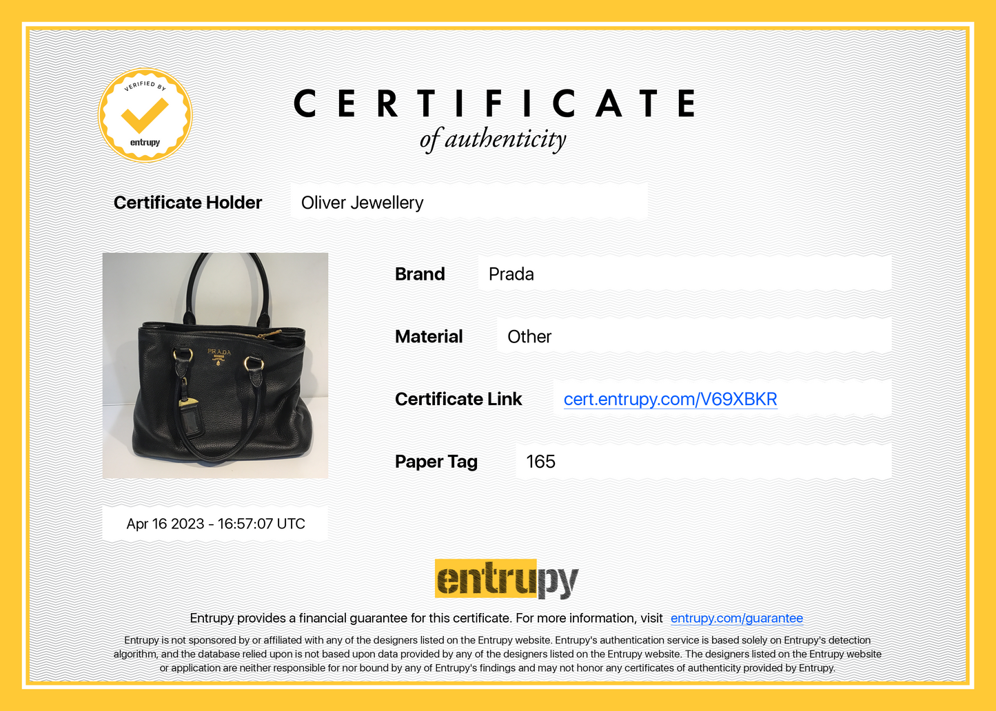 Prada Vitello Phenix Convertible Tote