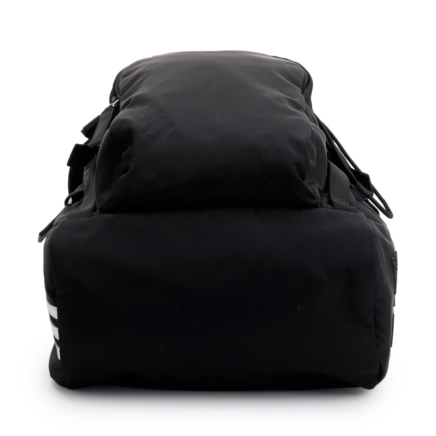 Prada x Adidas 2022 Black Re-Nylon and Saffiano Leather Backpack