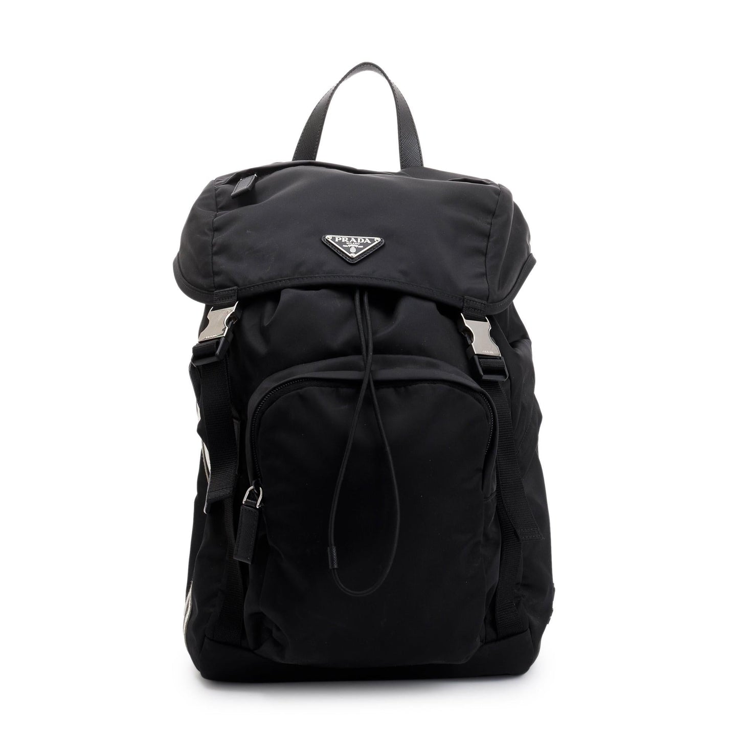 Prada x Adidas 2022 Black Re-Nylon and Saffiano Leather Backpack