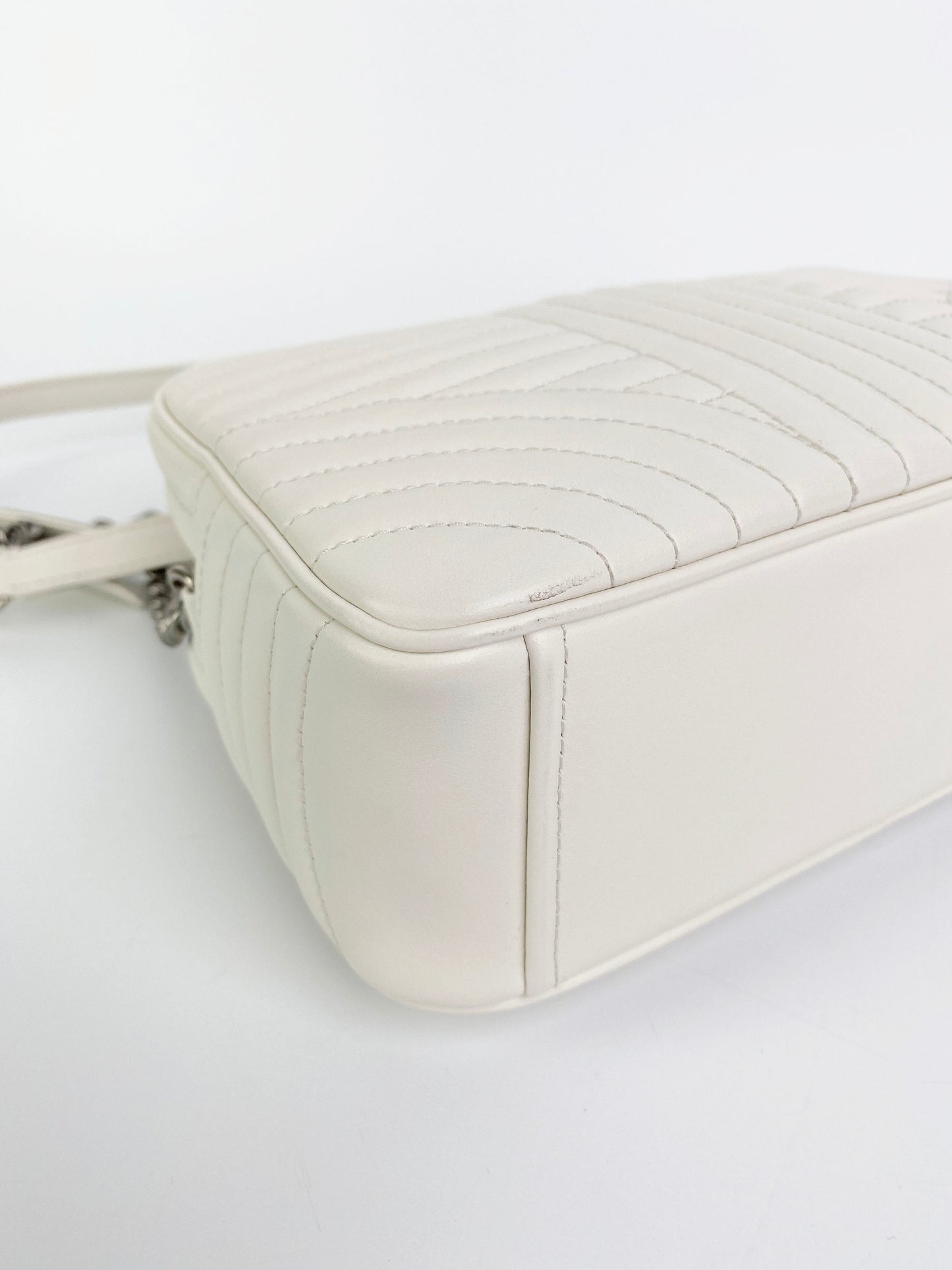 Prada Large White Diagramme Bag