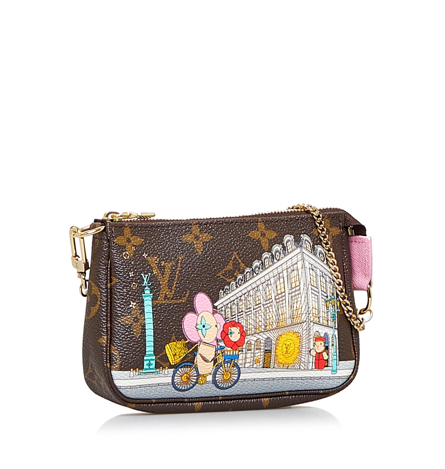 LOUIS VUITTON Limited Edition Vivienne Mini Monogram Pochette Accessoires Baguette