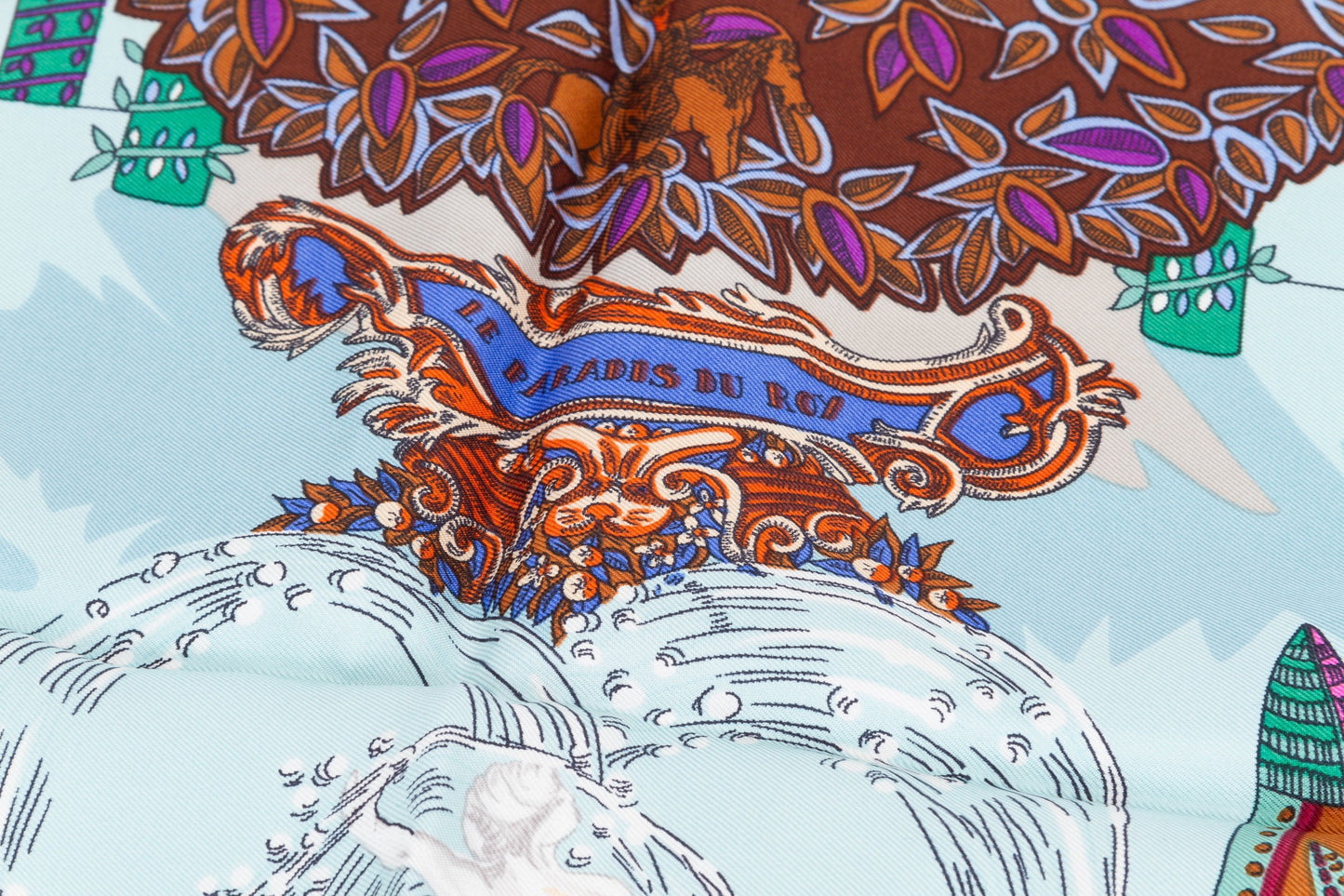Hermes Le Paradis du Roy Scarf