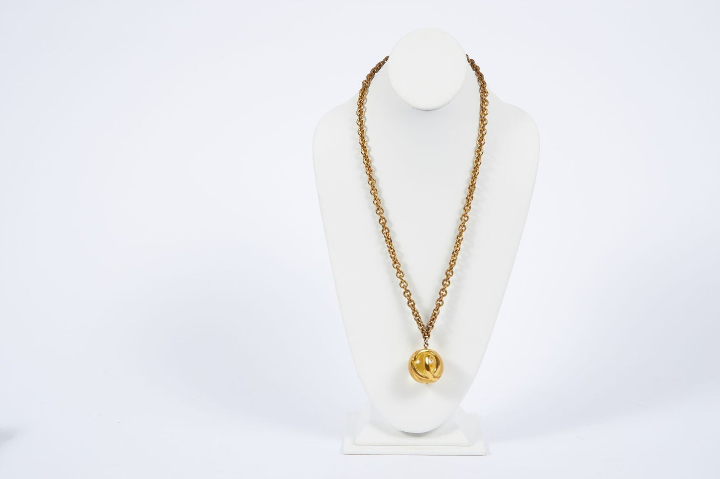 Chanel Lucite Sphere Necklace