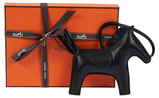 Hermes Black Rodeo GM Charm