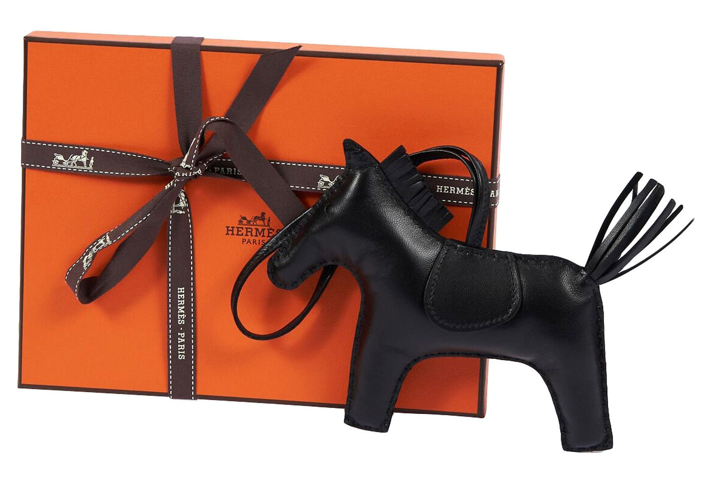 Hermes Black Rodeo GM Charm