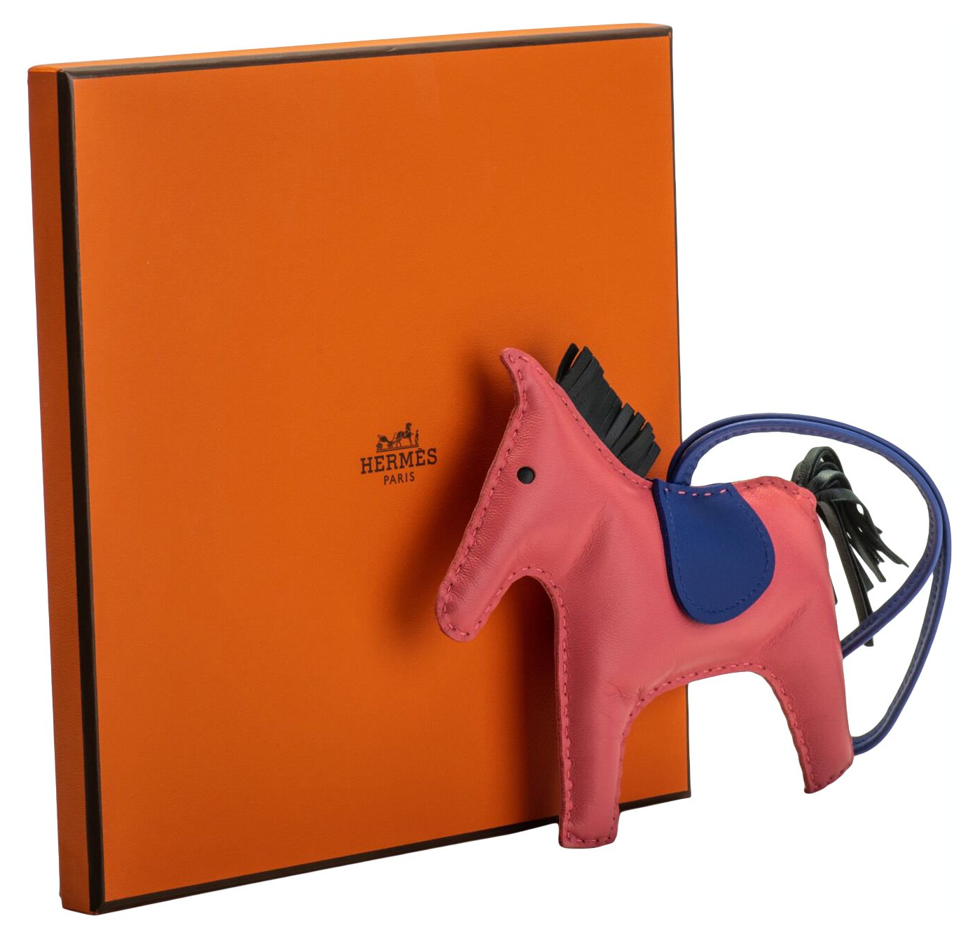 Hermes Rodeo PM Rose Azalee Charm