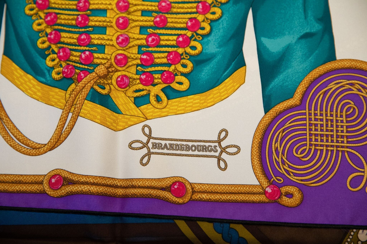 Hermes Carré Club Brandebourgs Scarf