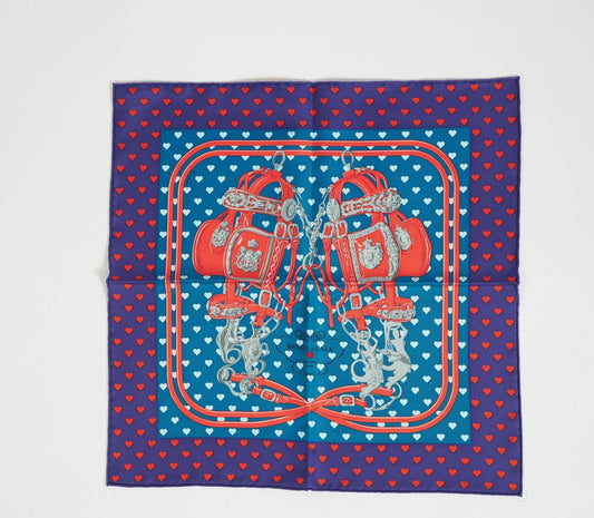 Hermes Purple Brides de Gala Love Scarf