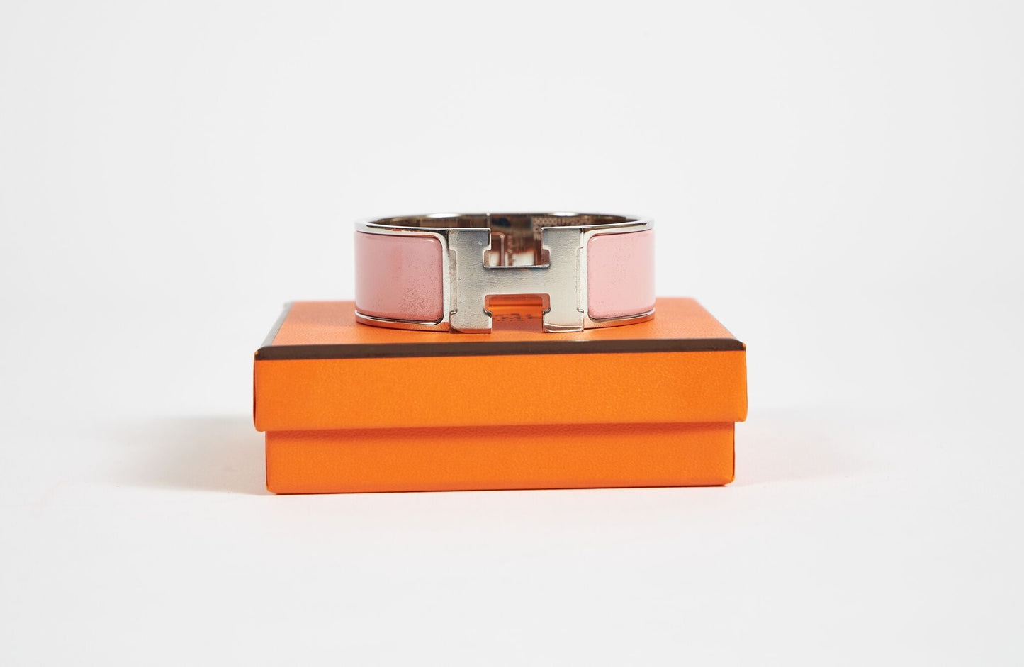 Hermes Rose Clic Clac Bracelet