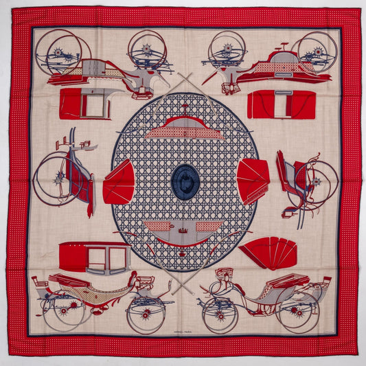 Hermes BNIB Carriages Cashmere Shawl