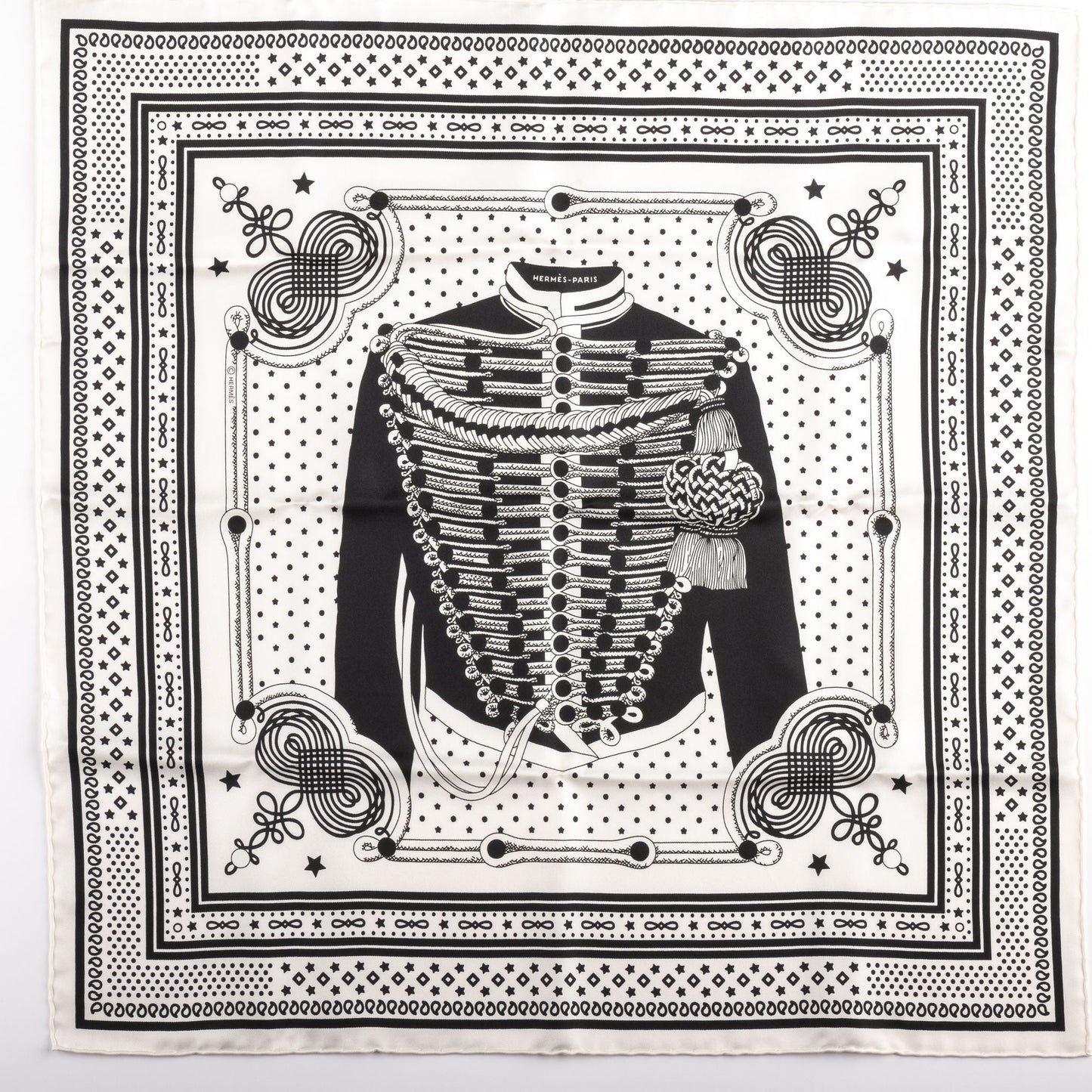 Hermes Brandebourg Bandana Silk