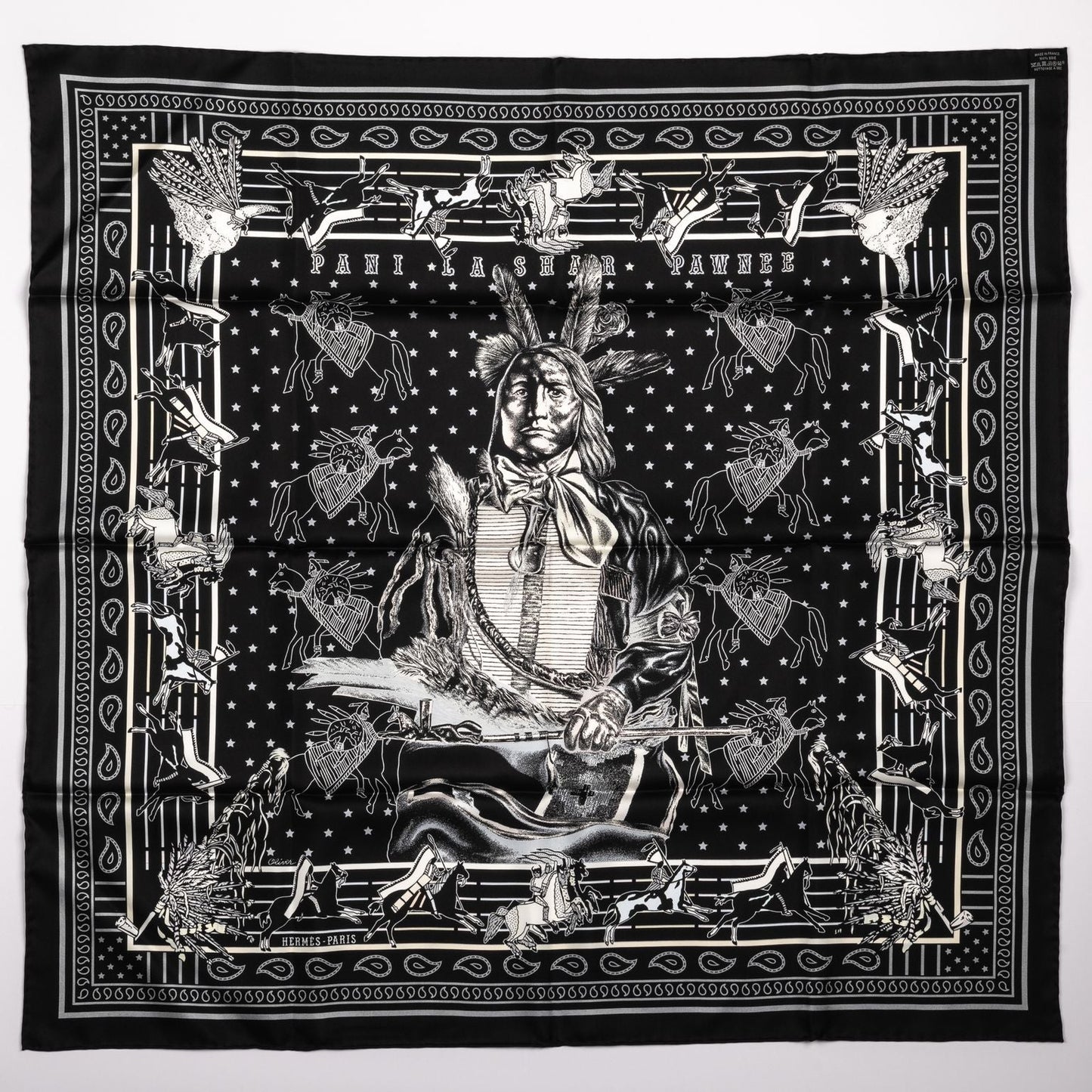Hermes NIB Lim. Ed. Pawnee Bandana Scarf
