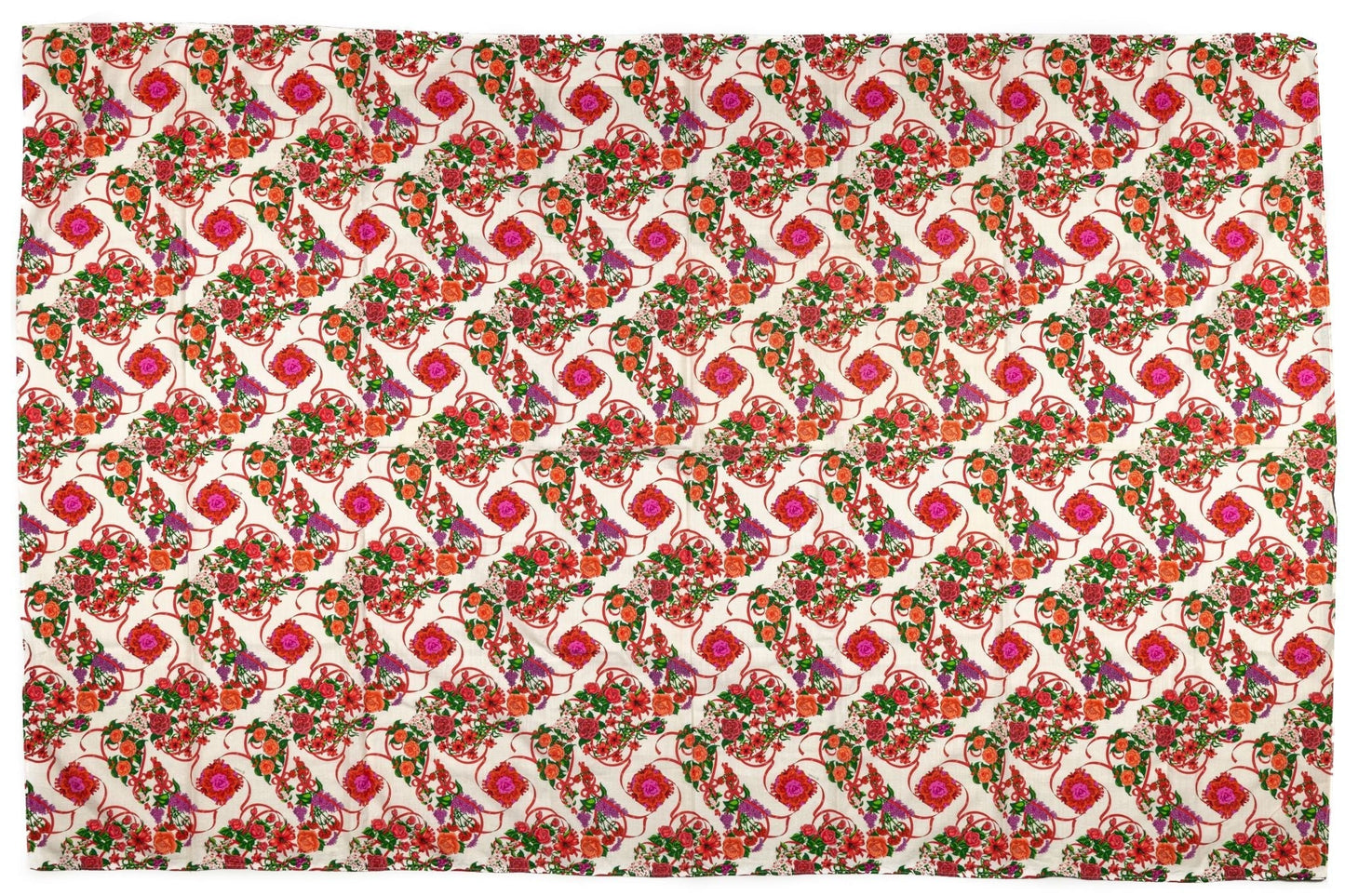 Hermes   Flower Sarong Linen Silk