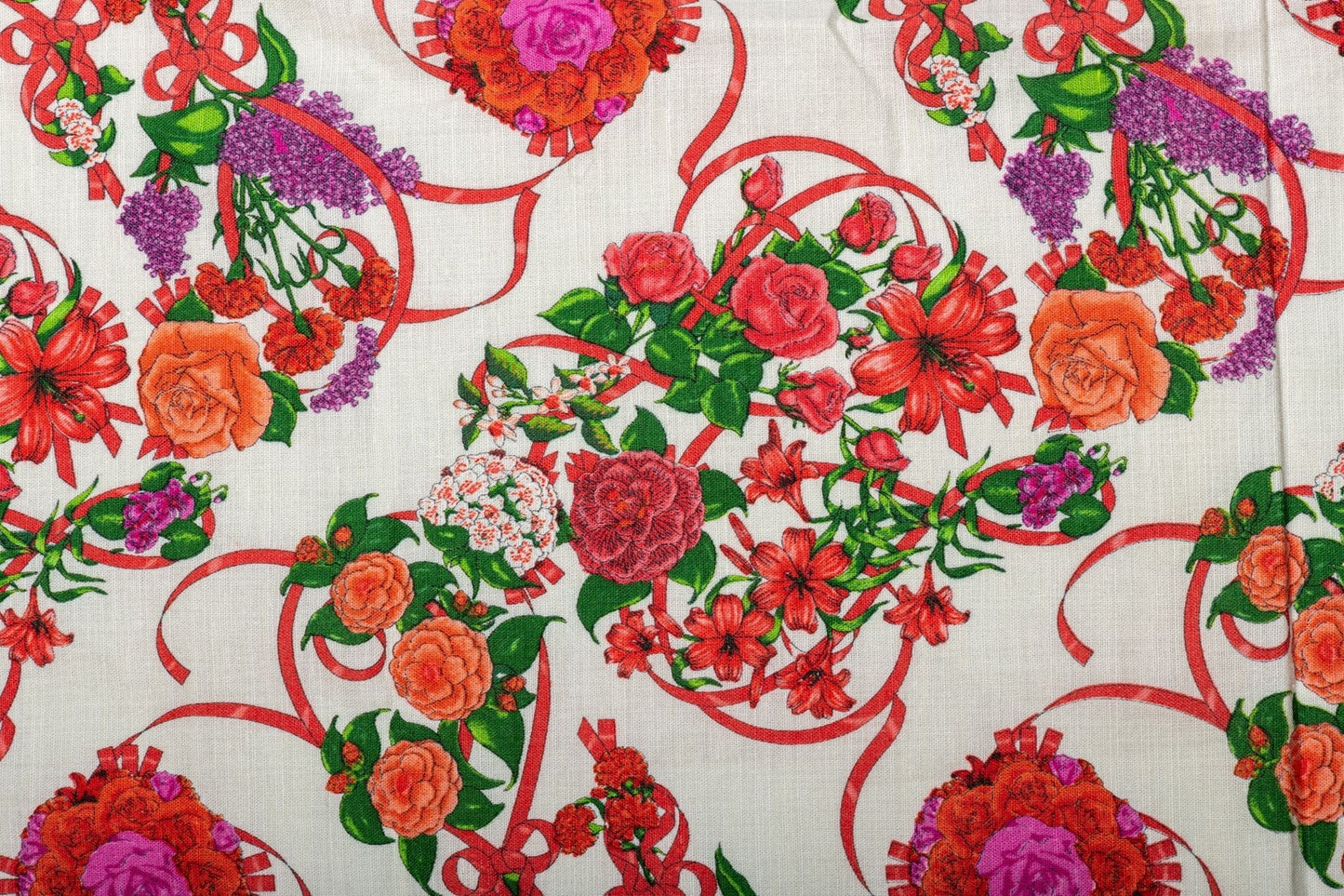 Hermes   Flower Sarong Linen Silk