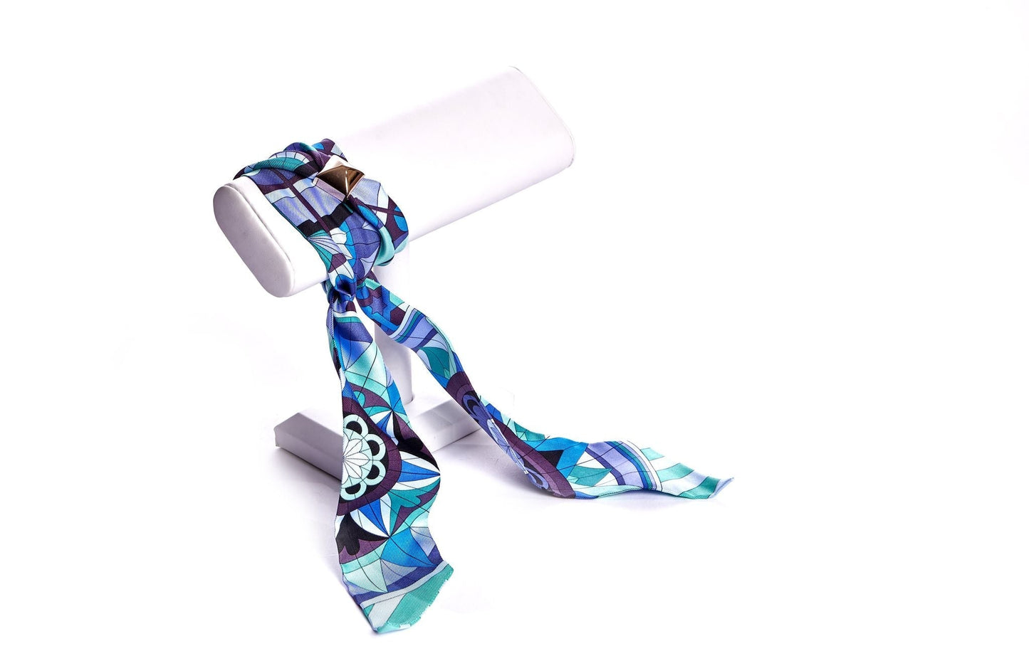 Hermes Geometric Blue Palladium Twilly