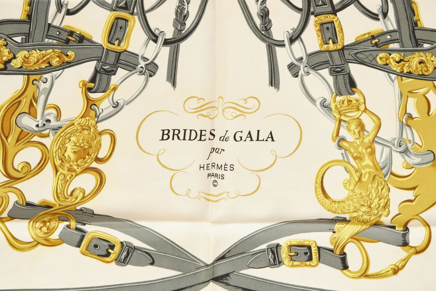 Hermes Red Brides de Gala Scarf