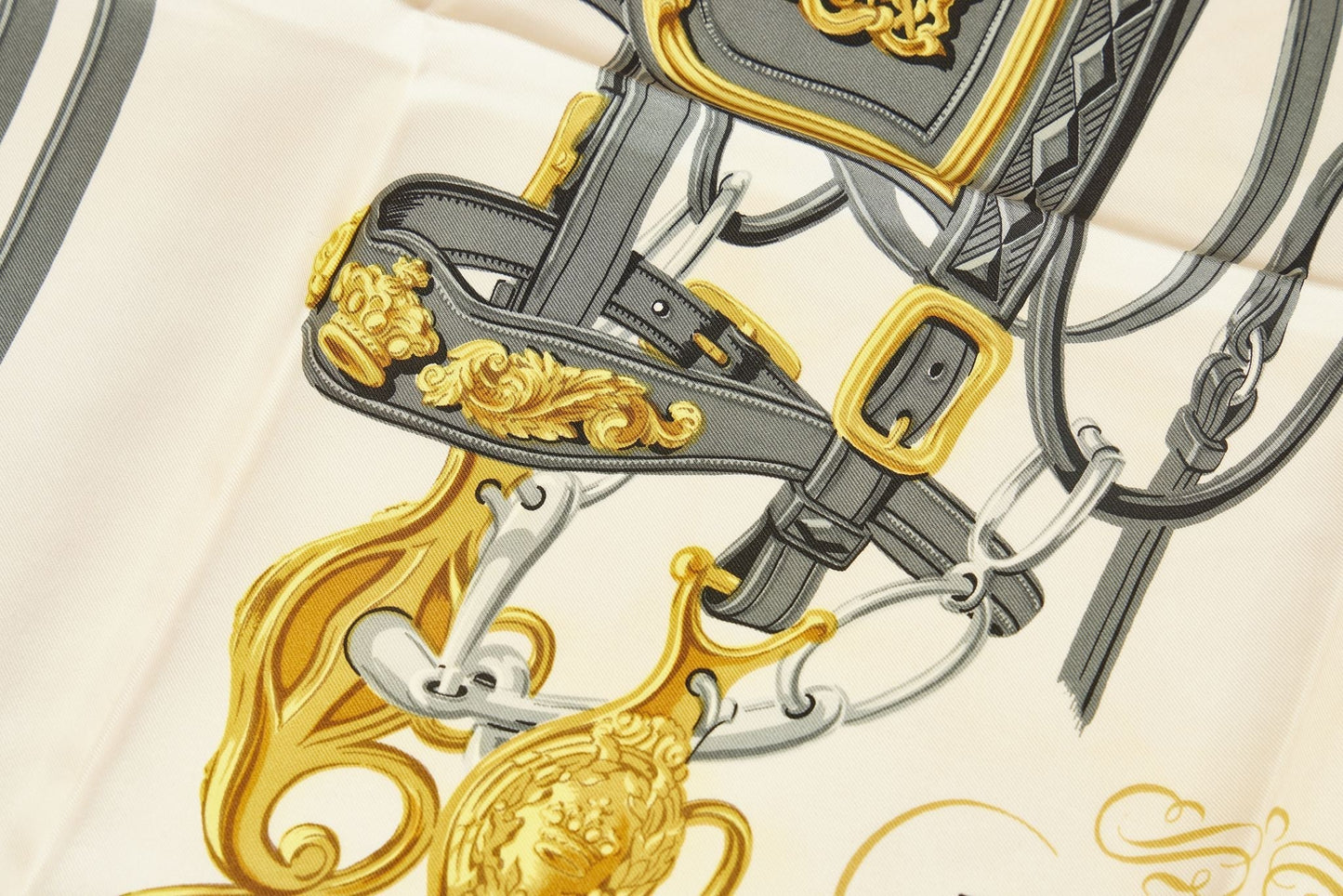 Hermes Red Brides de Gala Scarf