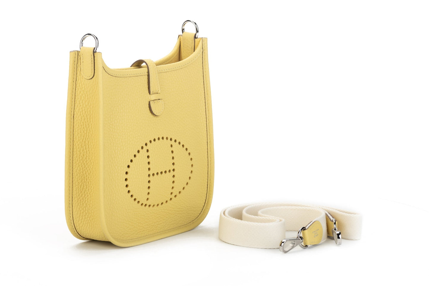 Hermes Mini Evelyne Jaune Poussin BNIB