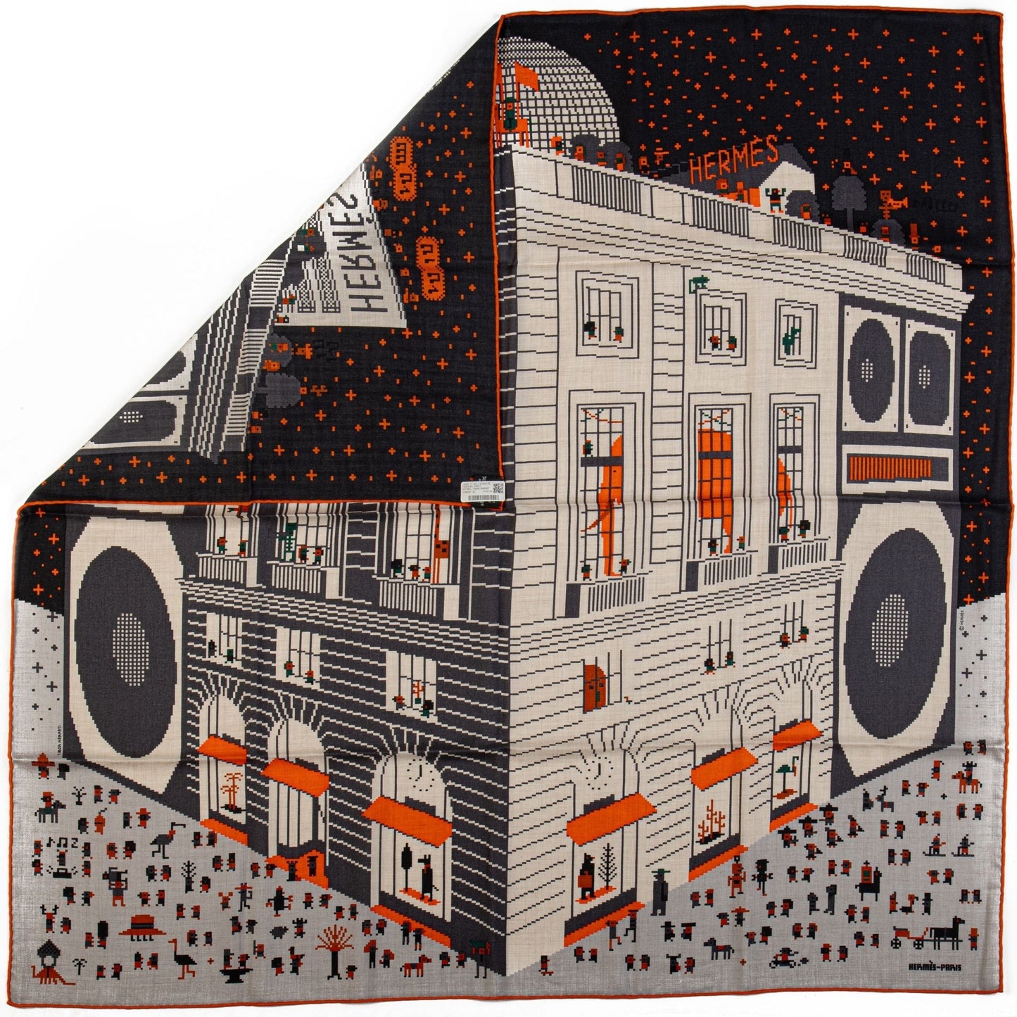 Hermes Faubourg Party Cashmere Scarf