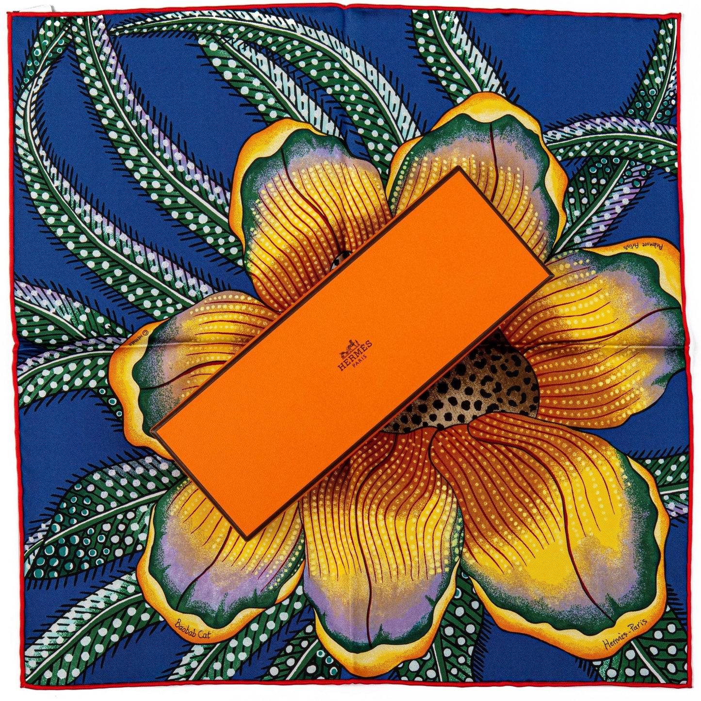 Hermes NIB Gavroche twill Baobab Blue
