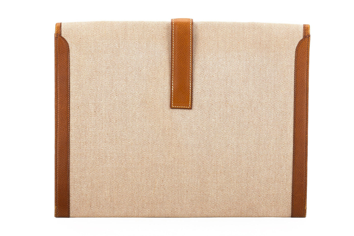 Hermes   Large Jige Clutch Toile