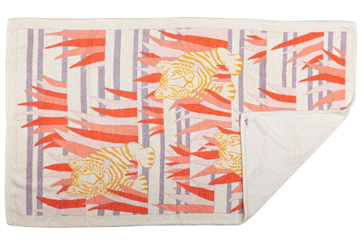 Hermes Tiger Beach Towel Preloved
