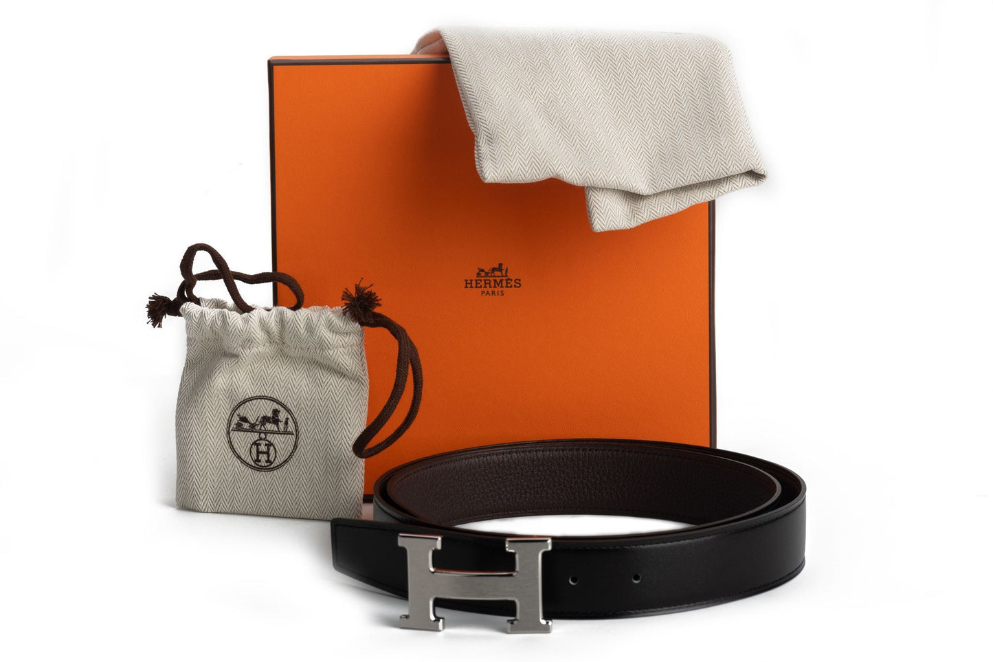 Hermes Reversible Black Bag 95 CM