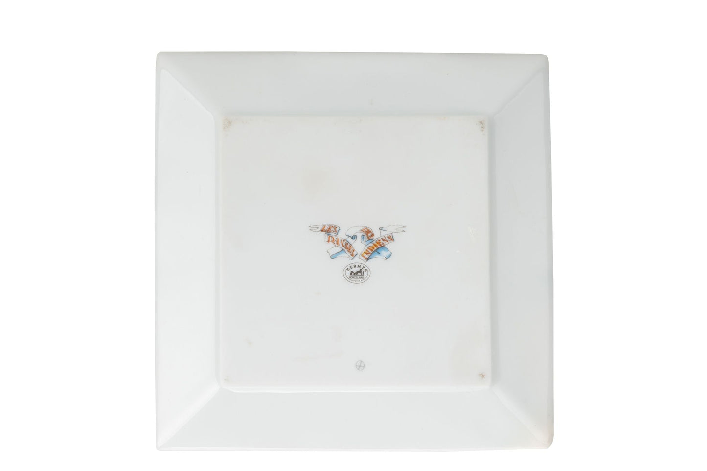 Hermes Danse Porcelaine Square Plate