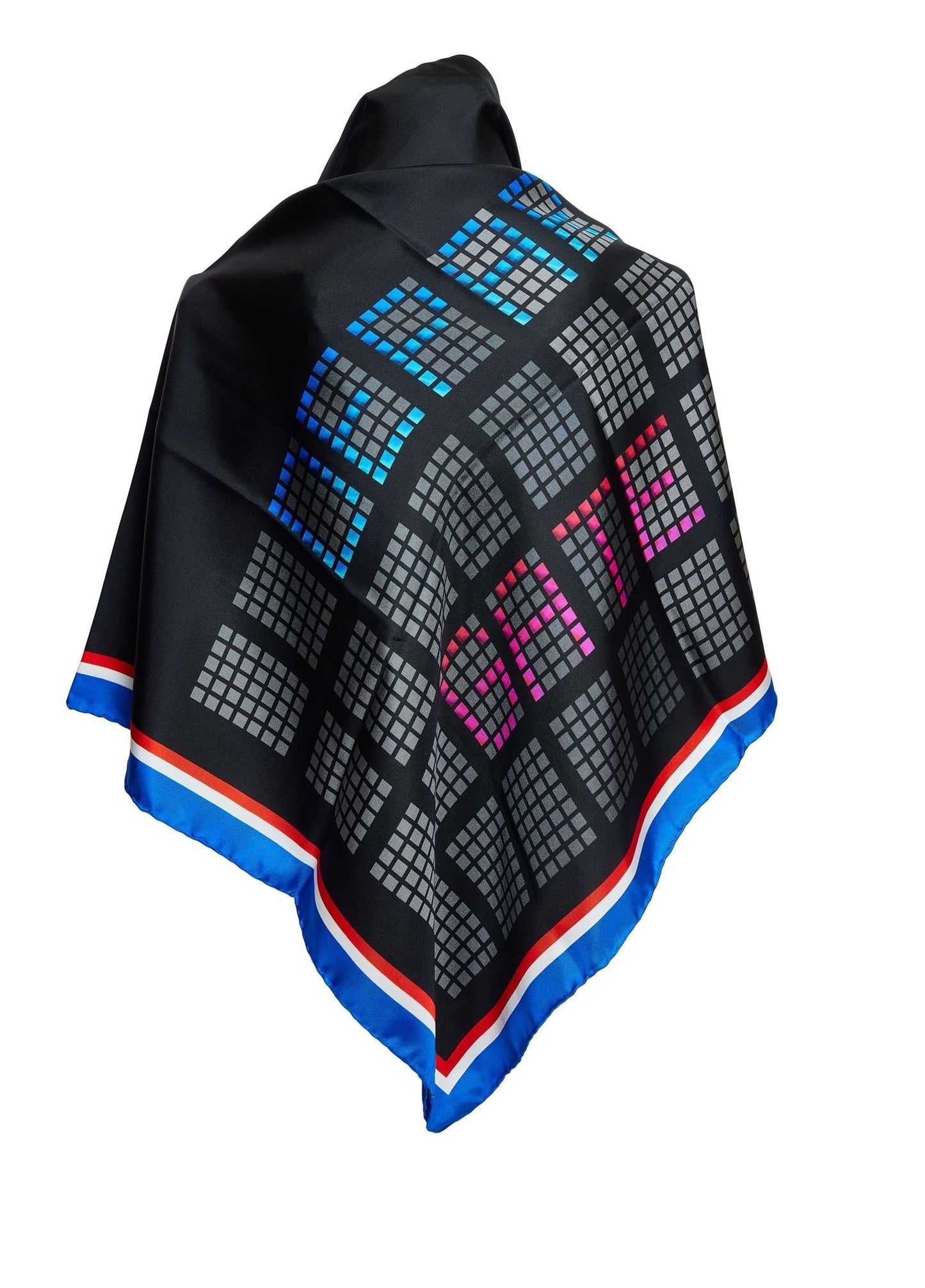 Chanel Multicolor Timetable Silk Scarf