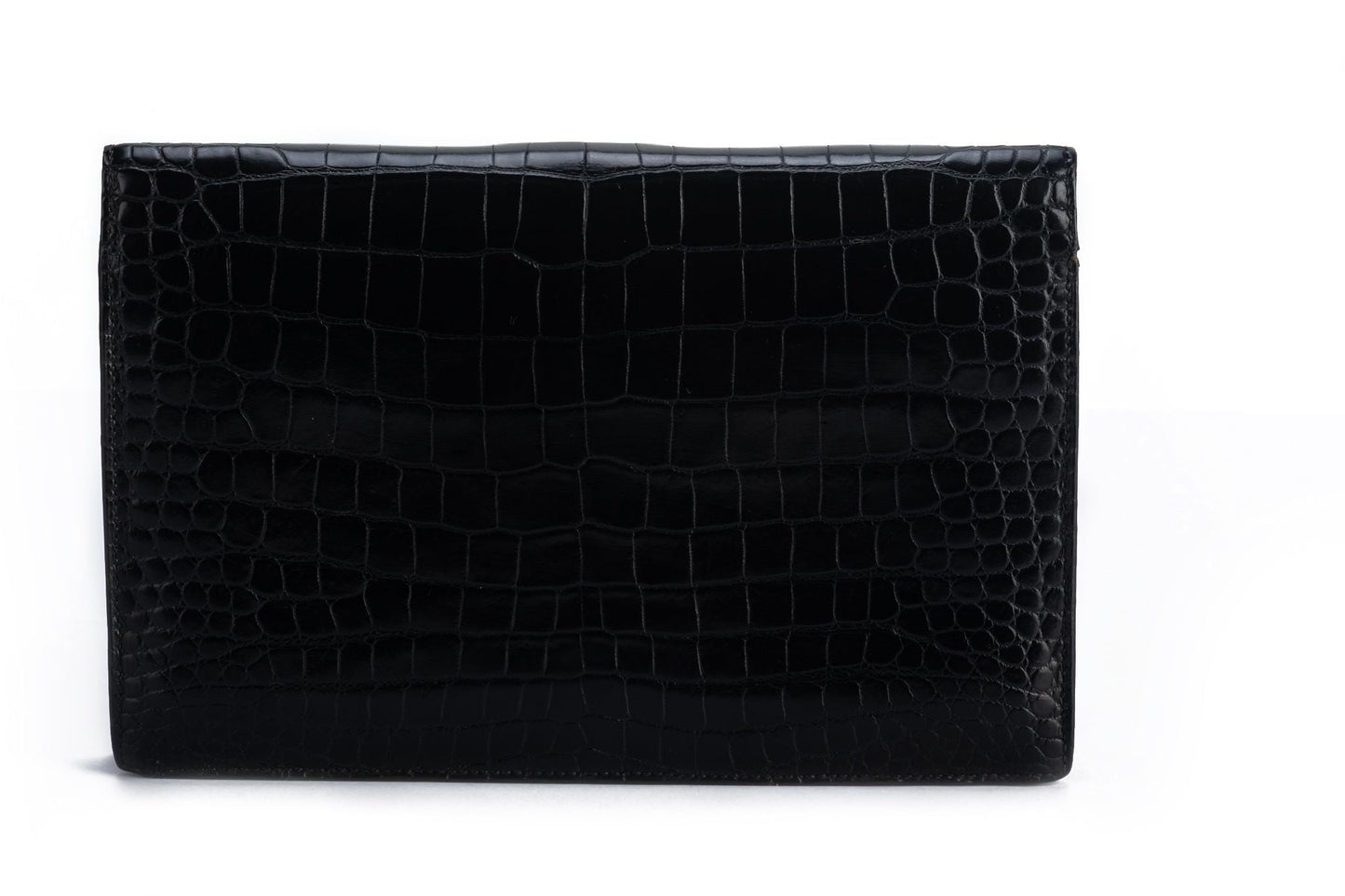 Hermes   Black Crocodile Clutch