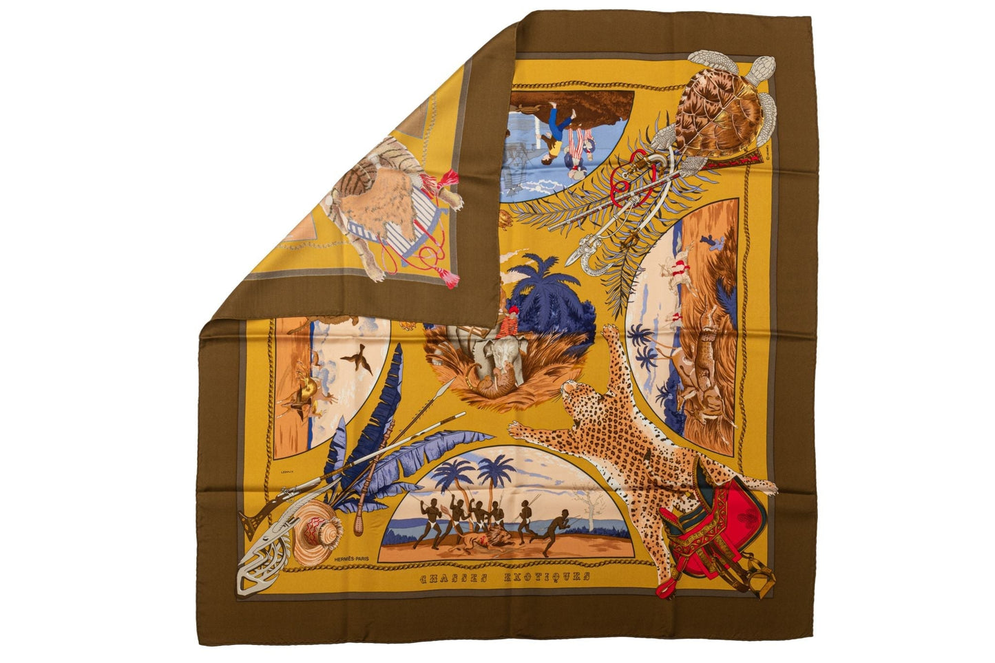 Hermes Chasses exotiques by Dallet Scarf