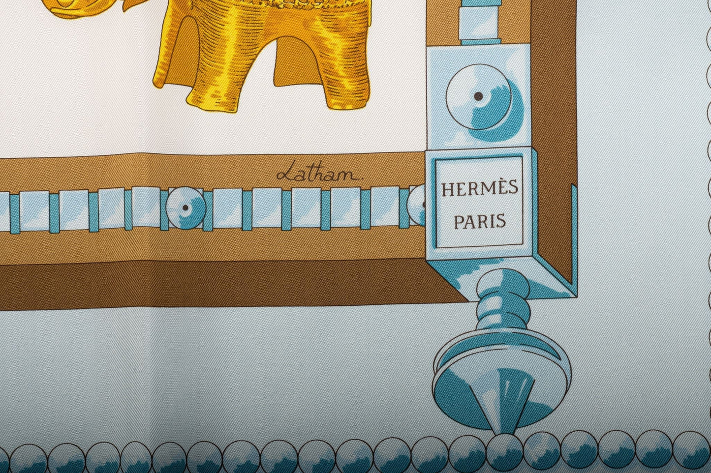 Hermes Cuillers d'Afrique Scarf Latham