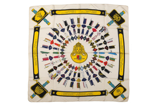 Hermes La Nouvelle Armee Francaise Scarf