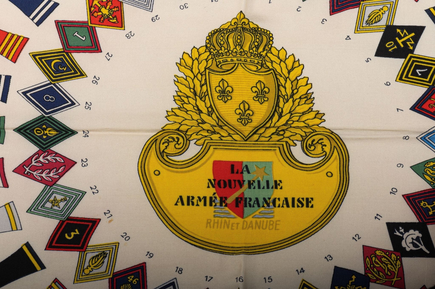 Hermes La Nouvelle Armee Francaise Scarf