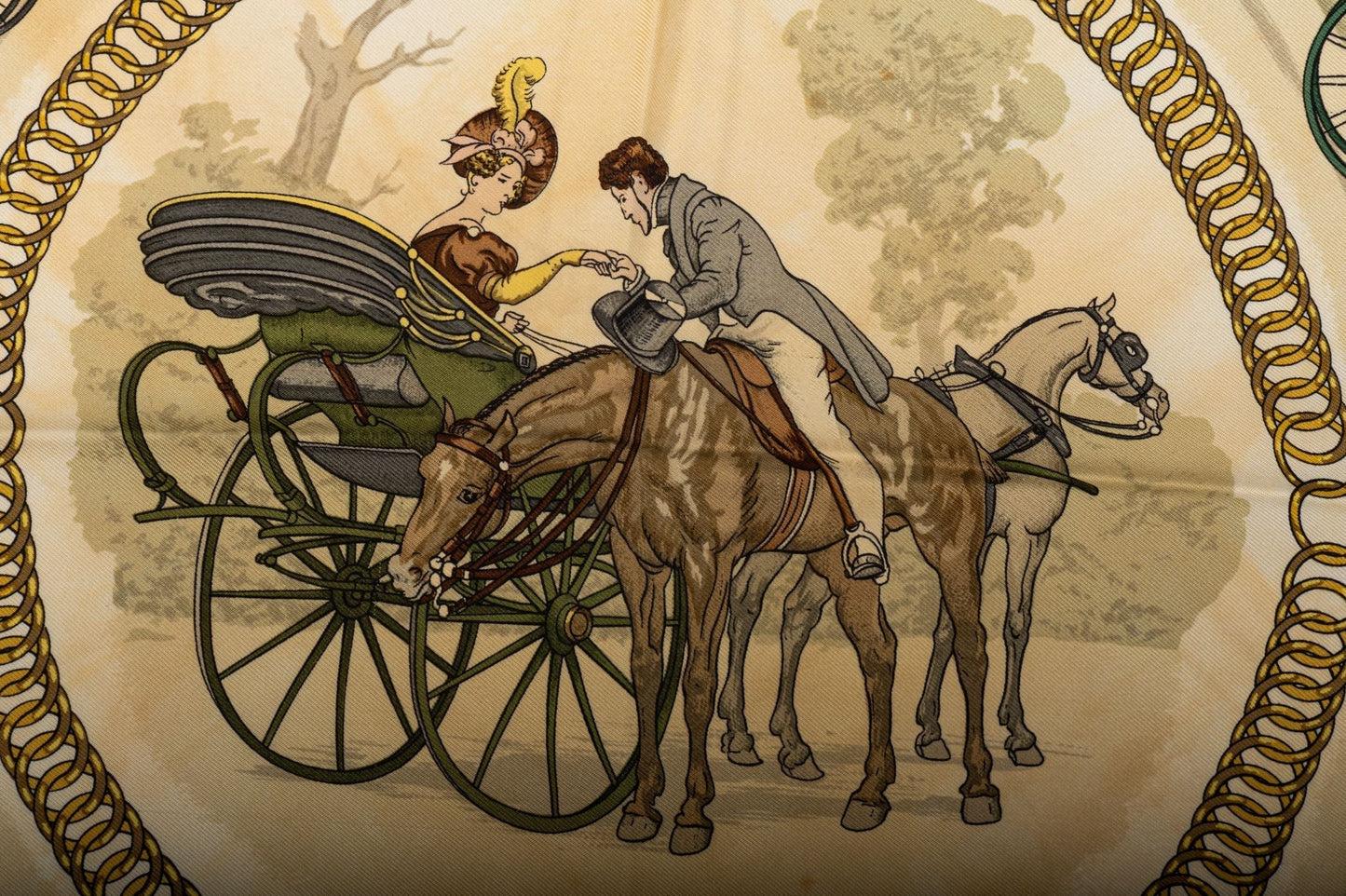Hermes La Promenade Longchamps Scarf