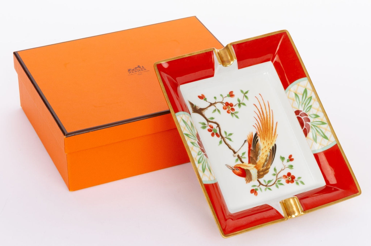 Hermes   Ashtray Exotic Bird