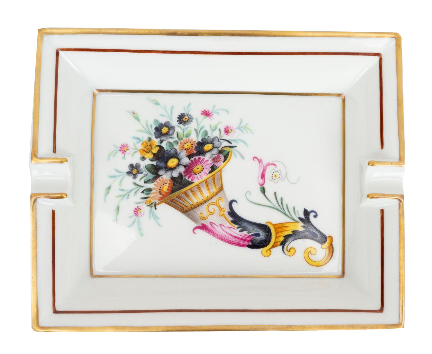 Hermes   Ashtray Cornucopia Flower