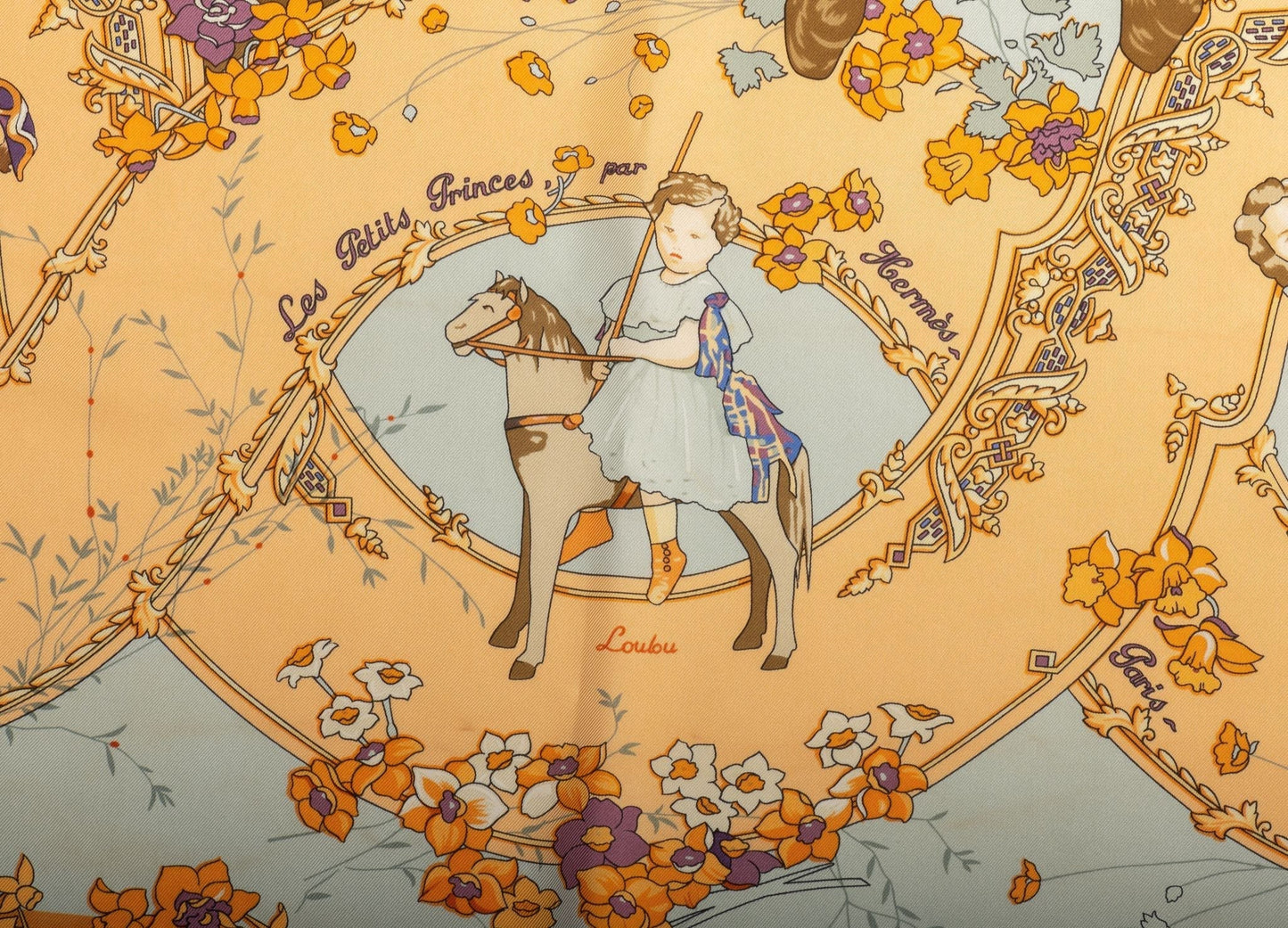 Hermes Petit Prince Silk Scarf