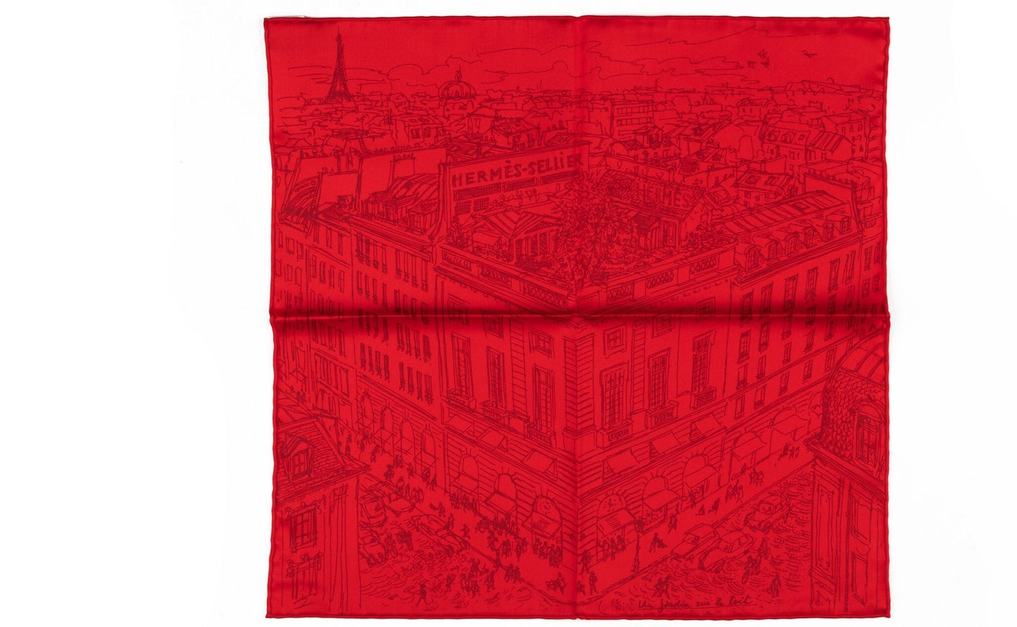 Hermes BNIB Red Rue Foubourg Gavroche