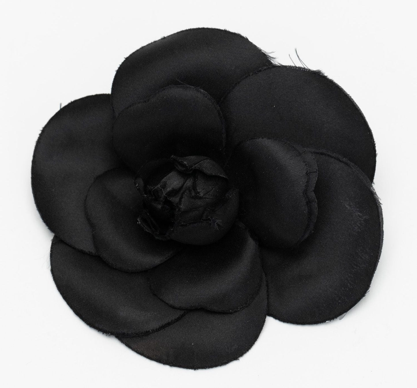 Chanel   Camellia Pin Black 1985