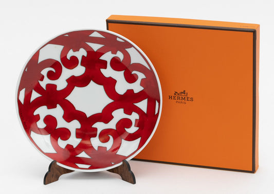 Hermes Balcon Dessert Plate With Stand
