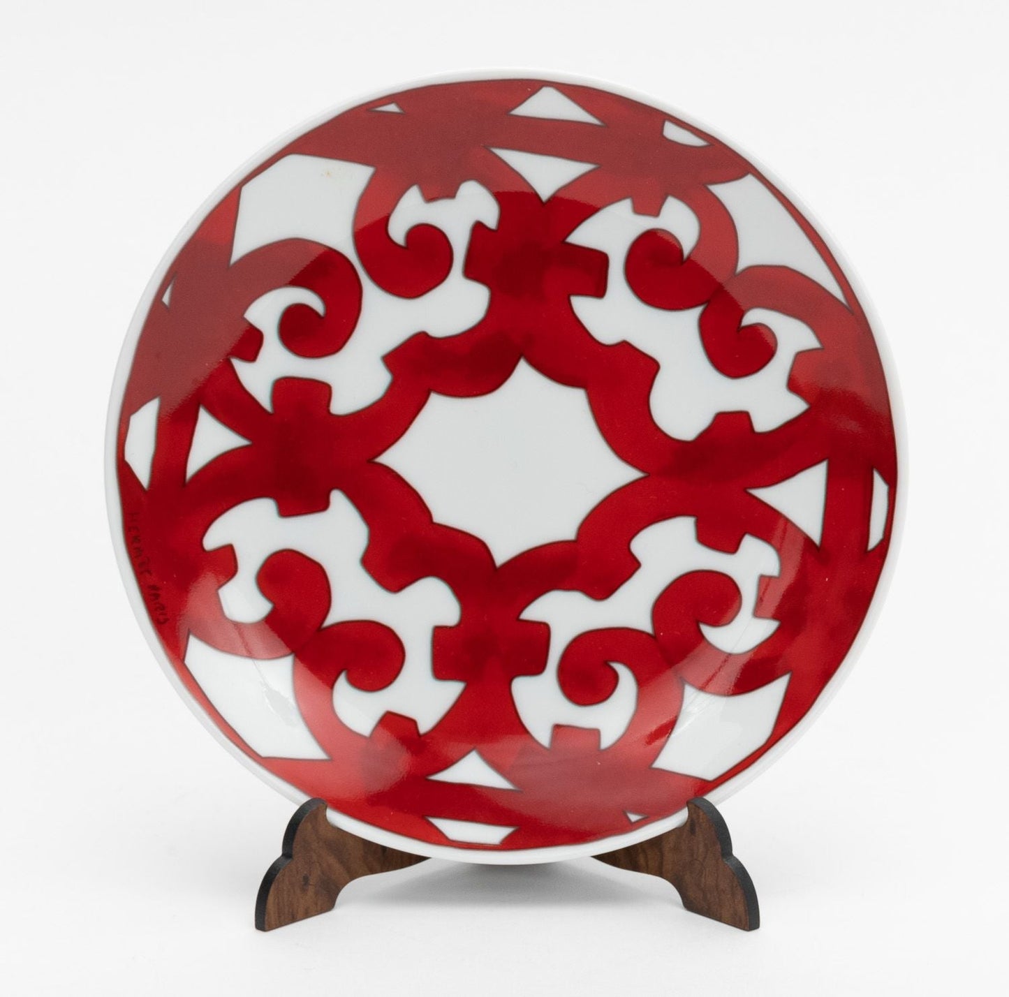 Hermes Balcon Dessert Plate With Stand