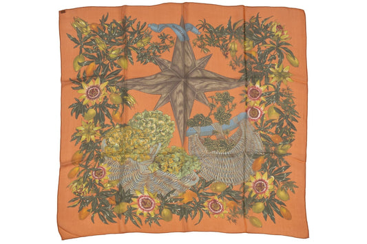 Hermes Silk Scarf 'Passiflores'